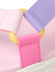 Girls Colorblock Webbed Sandals