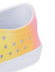 Baskets aquatiques arc-en-ciel dégradées pour petites filles