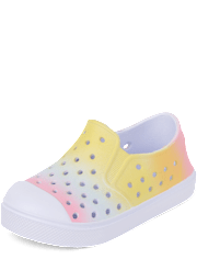 Toddler Girls Rainbow Ombre Water Sneakers