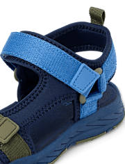Boys Colorblock Webbed Sandals