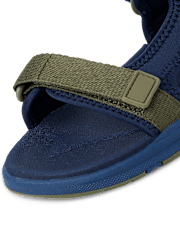 Boys Colorblock Webbed Sandals