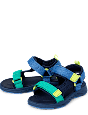 Toddler Boys Colorblock Webbed Sandals