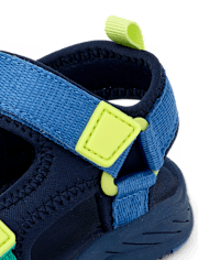 Toddler Boys Colorblock Webbed Sandals