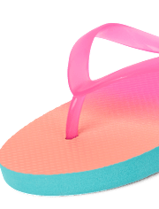 Girls Ombre Flip Flops