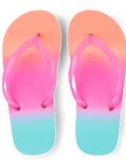 Girls Ombre Flip Flops