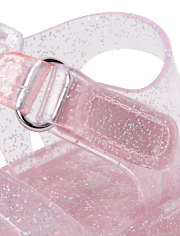 Baby Girls Glitter Jelly Fisherman Sandals