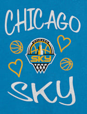 Baby And Toddler Girls WNBA Chicago Sky Graphic Tee