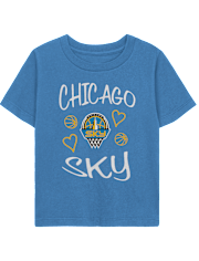 Baby And Toddler Girls WNBA Chicago Sky Graphic Tee