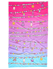 Bracelet d'amitié pour filles, serviette de plage