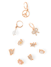 Girls Butterfly Sandal Charm 9-Pack