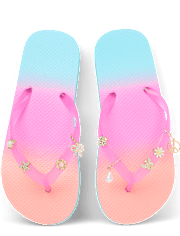 Girls Butterfly Sandal Charm 9-Pack