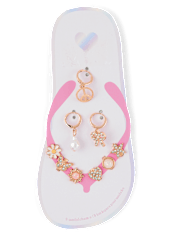 Girls Butterfly Sandal Charm 9-Pack