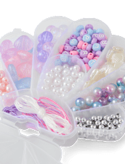 Girls Seashell DIY Beaded Bracelet Set