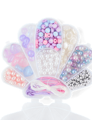 Girls Seashell DIY Beaded Bracelet Set