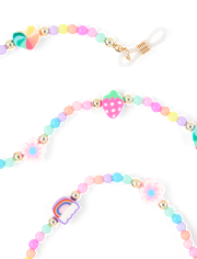Girls Happy Face Beaded Sunglasses Chain