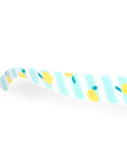Toddler Girls Striped Lemon Cat Eye Sunglasses
