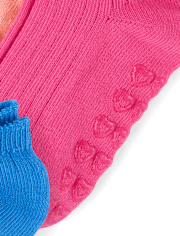 Girls Rainbow Ankle Socks 10-Pack