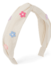 Girls Floral Charm Headband