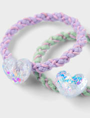 Girls Fruit Hair Tie 9-Pack