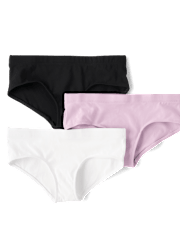 Lot de 3 culottes hipster à séchage rapide pour filles