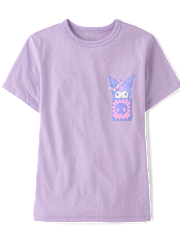 Girls Hello Kitty® And Friends Puff Print Front And Back Relaxed Graphic Tee