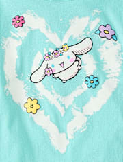 Girls Cinnamorollâ¢ Puff Print Heart Graphic Tee