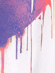 Boys Football Drip Graphic Tee