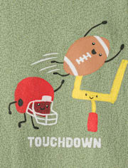 Baby And Toddler Boys Touchdown Graphic Tee