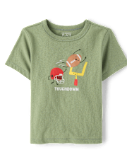 Baby And Toddler Boys Touchdown Graphic Tee