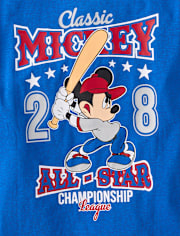Toddler Boys Mickey Mouse™ Baseball 2-Piece Outfit Set