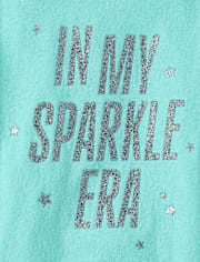 Baby And Toddler Girls Sparkle Era Graphic Tee