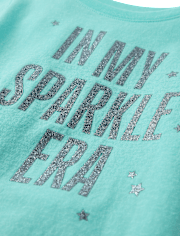 Baby And Toddler Girls Sparkle Era Graphic Tee