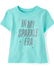 Baby And Toddler Girls Sparkle Era Graphic Tee