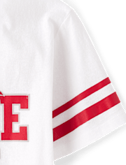 Girls Game On Oversized Graphic Tee