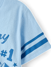 Girls Game Day Oversized Graphic Tee