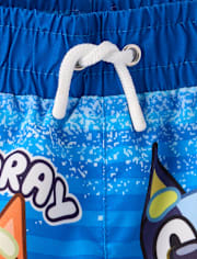 Toddler Boys Blueyâ¢ Rashguard Swimsuit