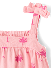 Toddler Girls Tie Shoulder Top