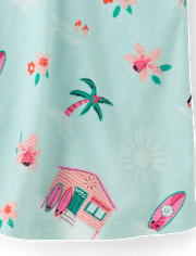 Toddler Girls Surf Skort