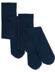 Girls Microfiber Tights 2-Pack