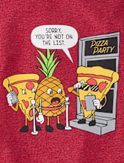 Boys Pizza Party Graphic Tee
