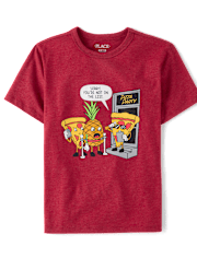 Boys Pizza Party Graphic Tee