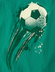 Boys Soccer Ball Graphic Tee