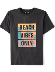 Boys Beach Vibes Only Graphic Tee