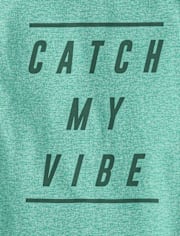 Boys Catch My Vibe Graphic Tee