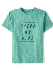 Boys Catch My Vibe Graphic Tee