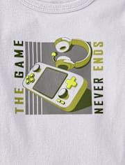 Boys Game Never Ends Graphic Tee