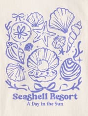 Girls Seashells Graphic Tee