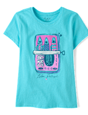 Girls Sardines Graphic Tee