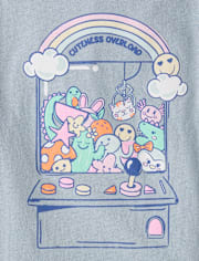 T-shirt graphique machine à pinces pour filles