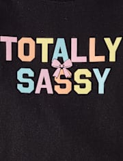 Baby And Toddler Girls Sassy Graphic Tee
